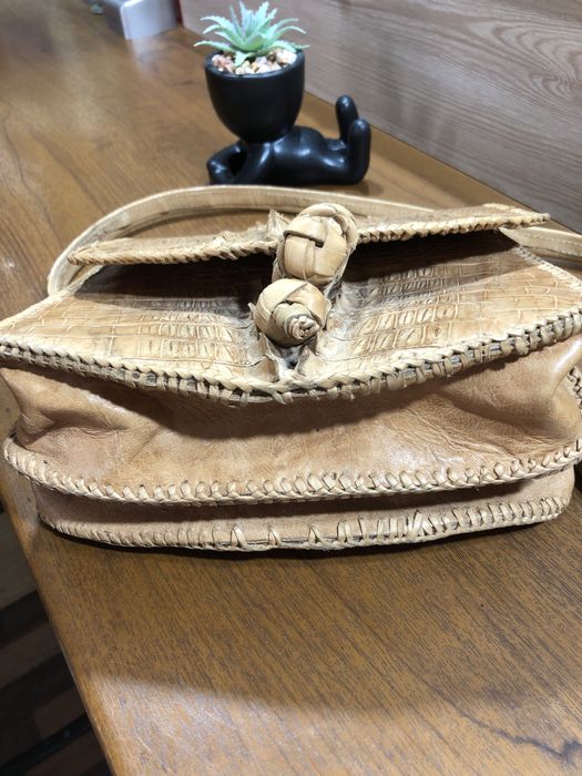 Сумка вінтажна із шкіри крокодила.