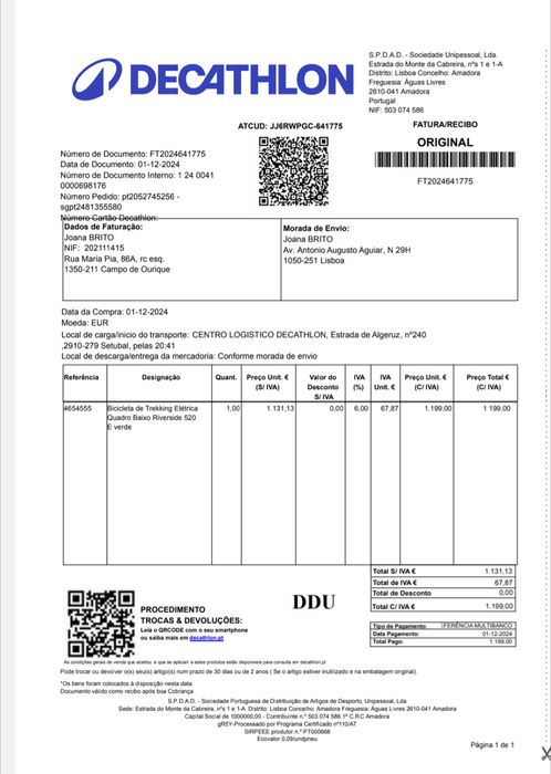 Bicicleta elétrica Riverside 520 E + cadeado