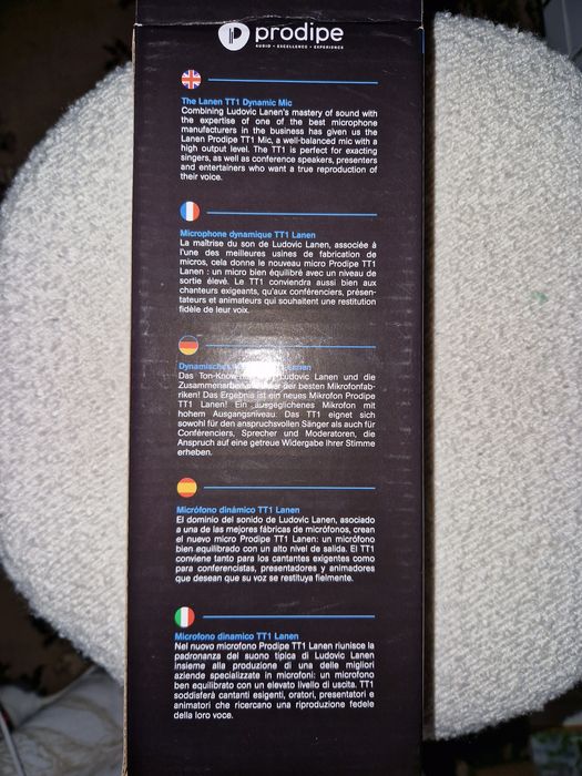 Mikrofon dynamiczny prodipe Lanen TT1