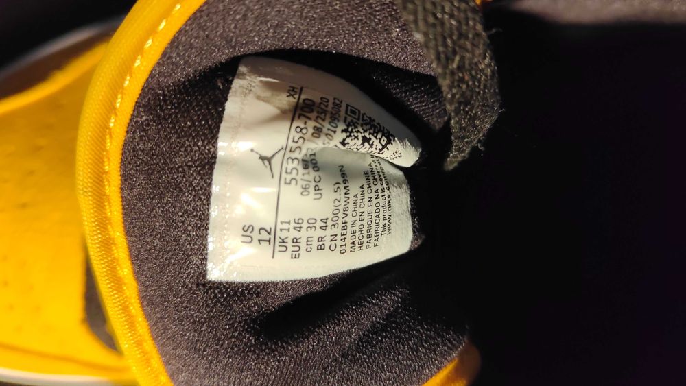 Buty Air Jordan 1 Low University Gold