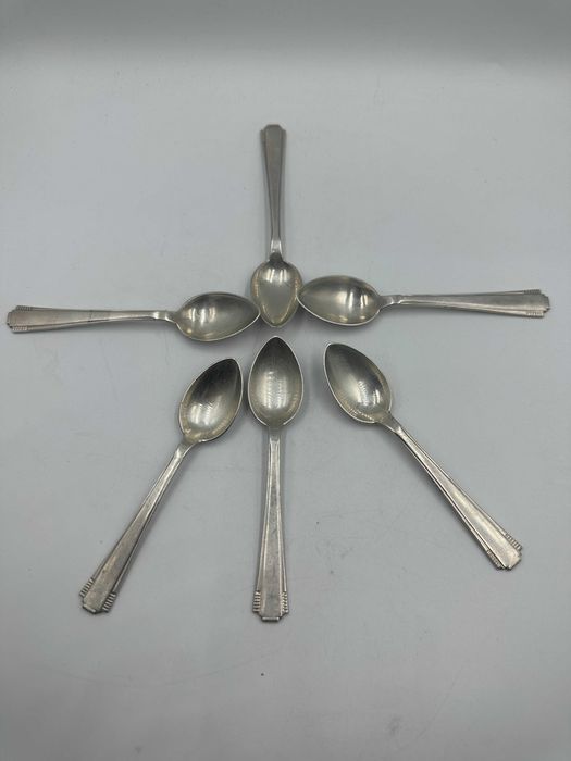 Łyżeczki do kawy Polska Polskie Art Deco Lwów, Neumann 6 szt