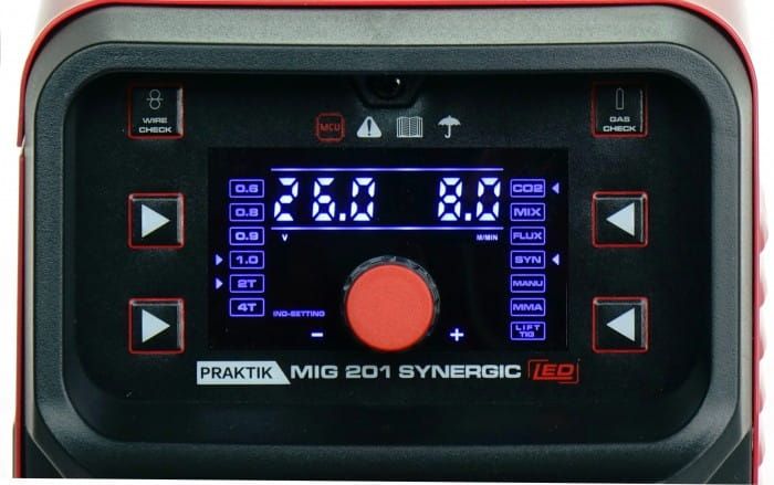 Praktik MIG 201 Led Ideal – spawarka MIG MAG 200A 230V