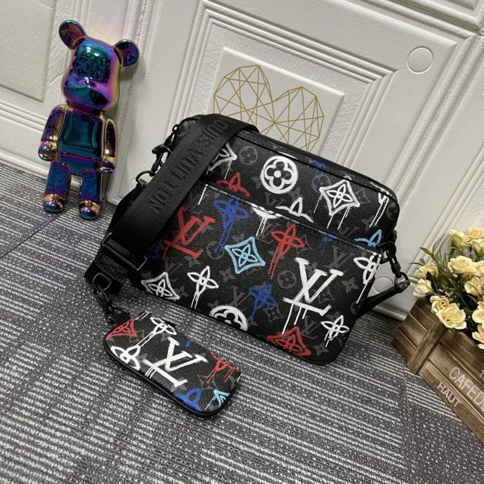 Louis Vuitton Messenger 3v1 сумка мужская trio унисекс кожаная
