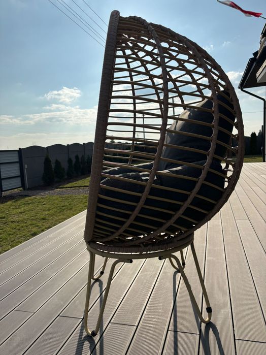 OKAZJA Fotel ogrodowy technorattan
