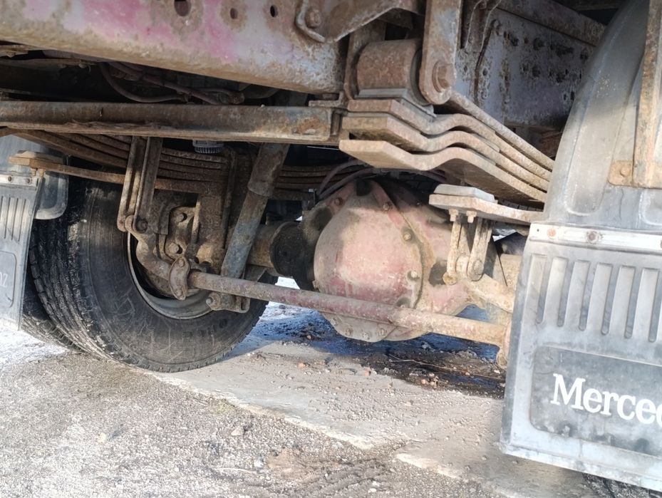 Mercedes benz 814, кабіна, рама, мости