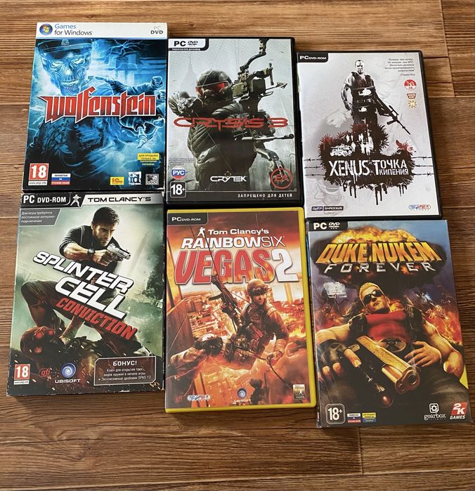 Ігри ПК: Resident Evil, Анабиоз, Painkiller, Collapse,Blood Rayne,FEAR