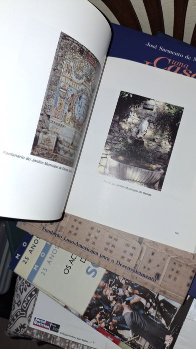 Água em Oeiras livro história abastecimento fotografia