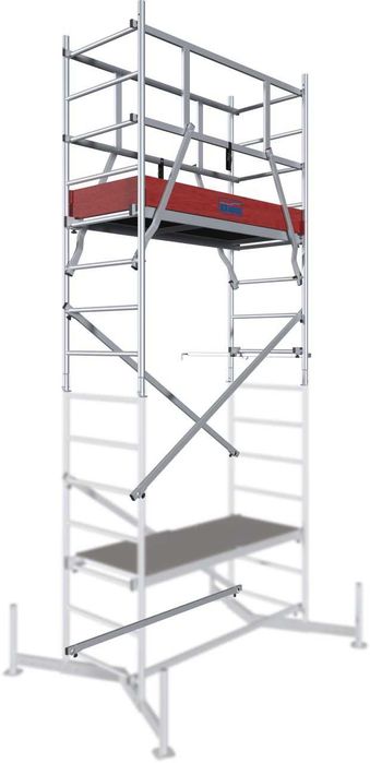 Clim Tec Krause Jezdne Rusztowanie Aluminiowe o wysokości 5 m + Gratis