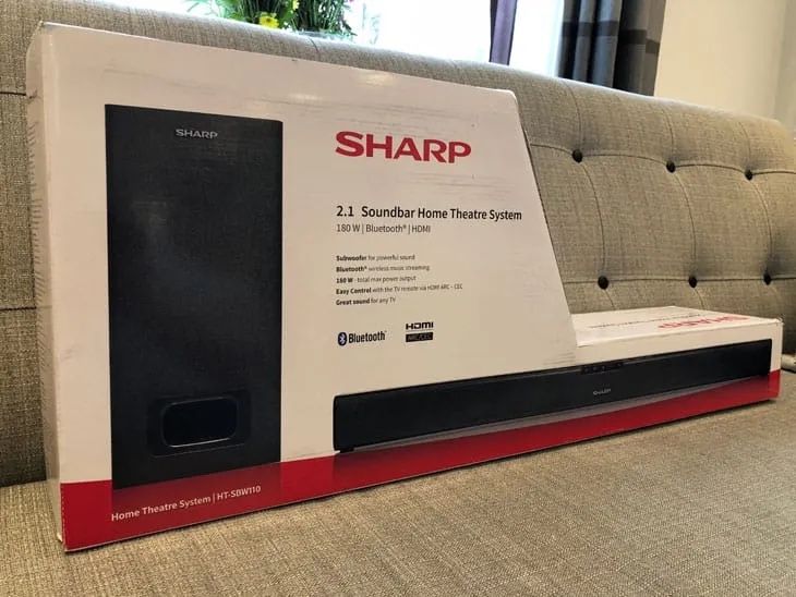 Soundbar listwa + subwoofer SHARP z Bluetooth