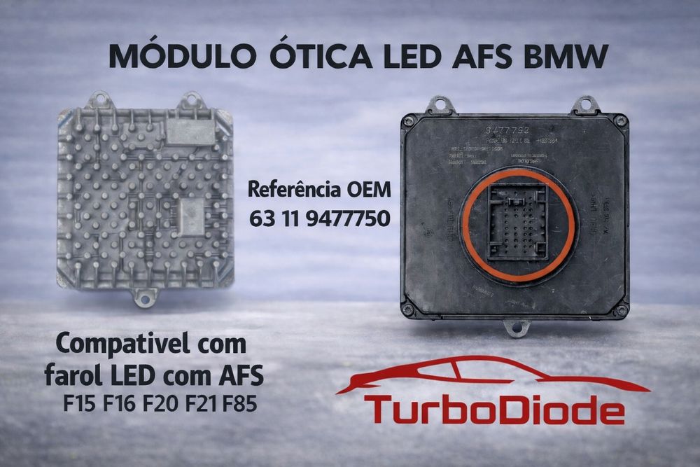 Módulo LED AFS BMW F15 F16 F20 F21 F85 Ref 63·11·947·7750 Novo