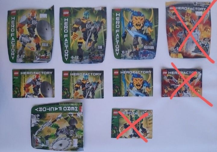 Продам лише інструкцї та упаковки Лего Lego Ninjago Bionicle Star wars