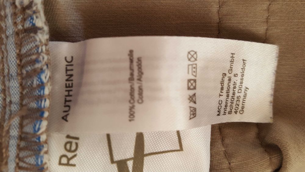 krótki spodenki - szorty  latte  rozmiar 52 firmy authentic