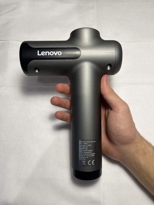 Перкусійний масажер Lenovo з 8 різними насадками