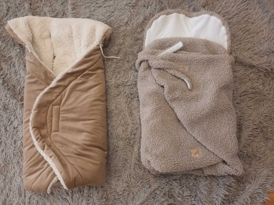 Otulacz do fotelika samochodowego – VELVET – beżowy, babyly