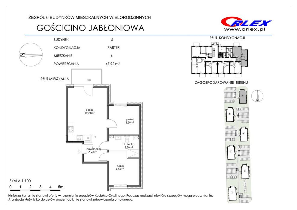 Gościcino ul. Jabłoniowa 1/6