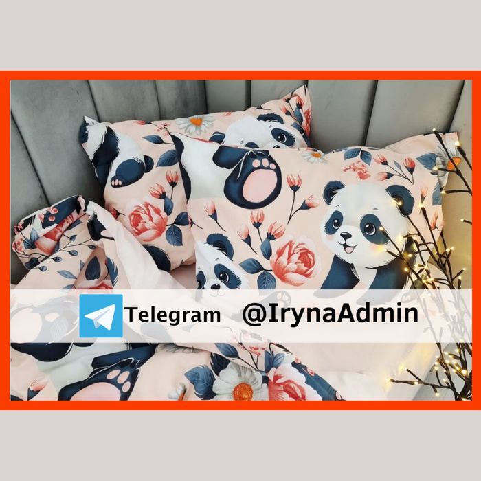 постільна білизна панды простинь на резинці простынь на резинке