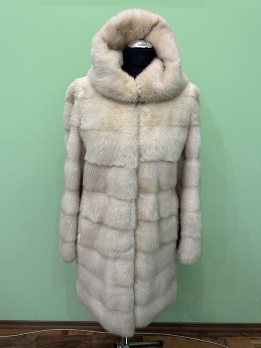 Шуба норка поперечка трансформер