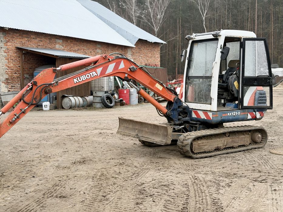 Minikoparka Kubota KX121-2 | rocznik: 1997 | SPRAWNA GOTOWA DO PRACY
