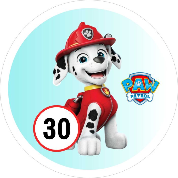 Pan Opłatek na tort - PSI PATROL [5]