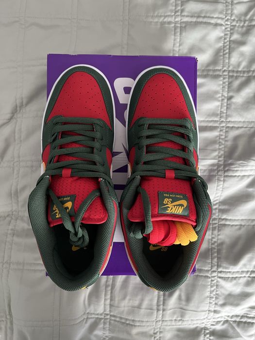 Оригінал Nike SB Dunk Low Pro PRM Seattle Supersonics FZ1287-300