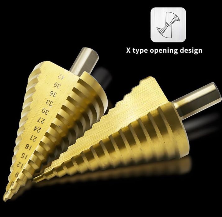 Lam-lord Wiertło stopniowe/stożkowe 4-42mm