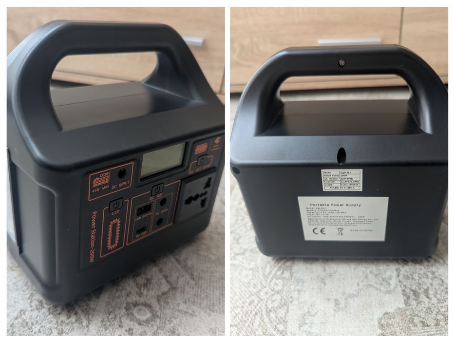 Нова зарядна станція 200W (153Wh) LiFePO4 —Для живлення