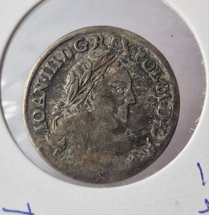 Moneta szóstak Jan III Sobieski 1680