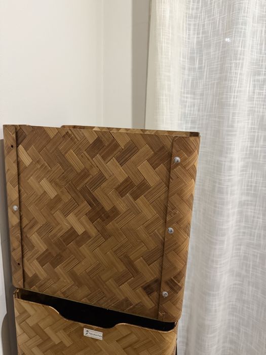 4 Caixas IKEA BULLIG madeira