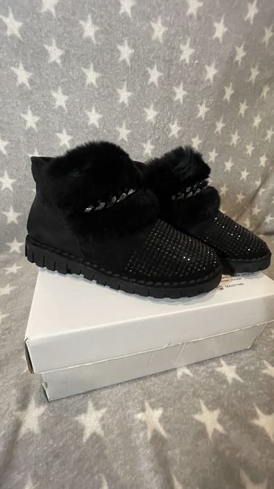 Ботильйони жіночі зимові еко замша