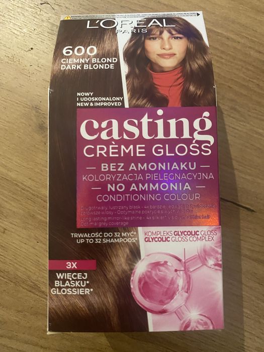 Farba do wlosów Loreal 600 ciemny blond L'Oréal Paris Casting