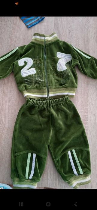 Dres welurowy 3-6 miesięcy