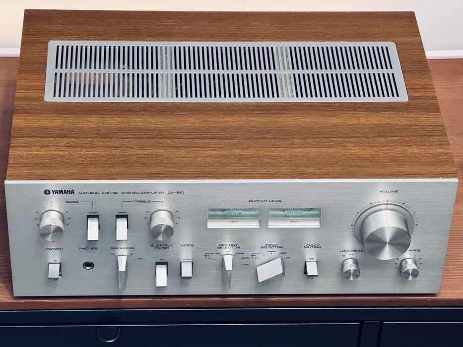 ‼️ Легендарный усилитель Yamaha CA-610 — винтажный Hi-Fi, стрелки