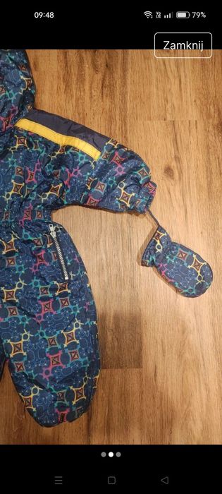 Kombinezon zimowy dla maluszka chłopca