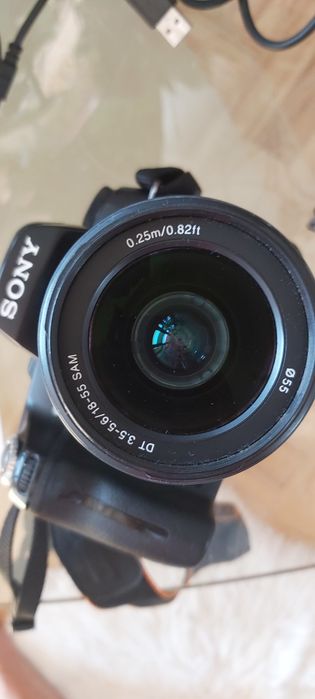 Zestaw lustrzanka aparat sony alfa 500 DSLR-A500 obiektyw  DT 18-55mm