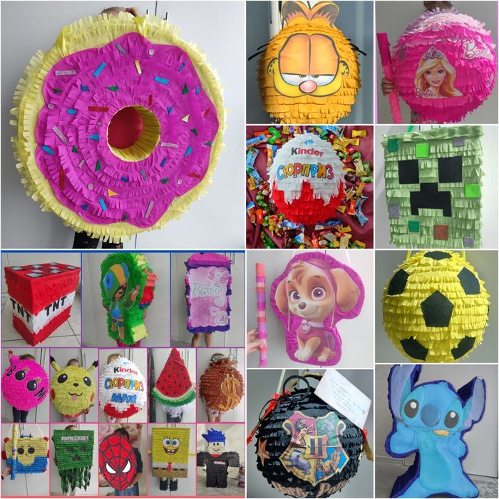 #Піньята. Стіч. Бравл старс. Лол. Футбол. Майнкрафт.Сонік. В наявності