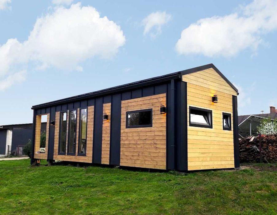 Domek Modułowy 35m² - Mobilny, Drewniany, Całoroczny, Na Zgłoszenie