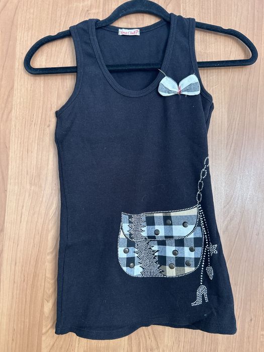 Top bluzka na naramkach roz.S