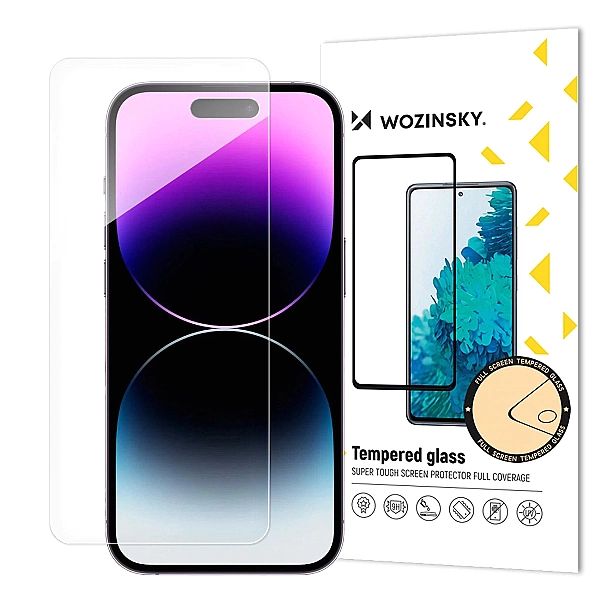 Szkło hybrydowe Wozinsky 9H Flexible Nano Glass na iPhone 16 Pro elast