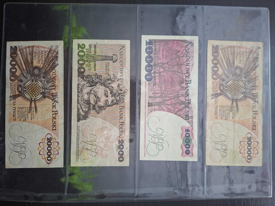 Banknoty Prl stan używany obiegowy