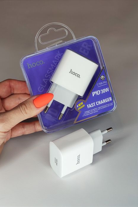 Швидка зарядка Hoco 30w зарядной блок блочок для айфон