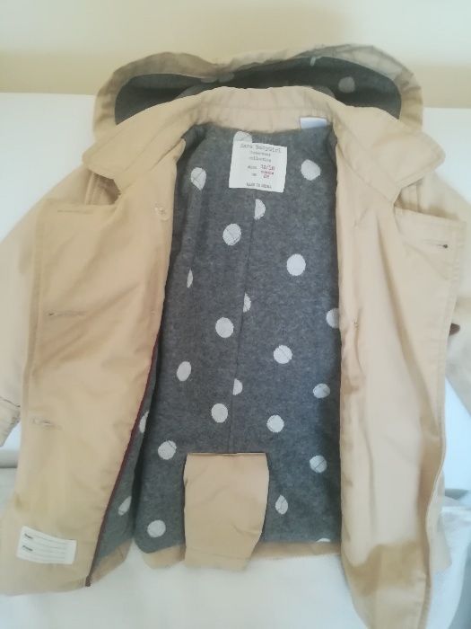 Casaco gabardine Zara forrado