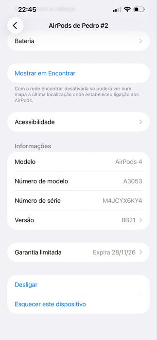 AirPods 4 como novos