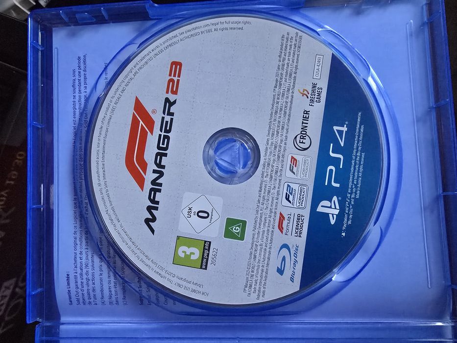 F1 menager ps4 nowa