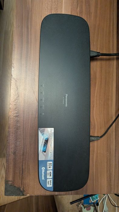 Soundbar Panasonic SC-HTB200 80W + Comando – Bluetooth / HDMI ARC