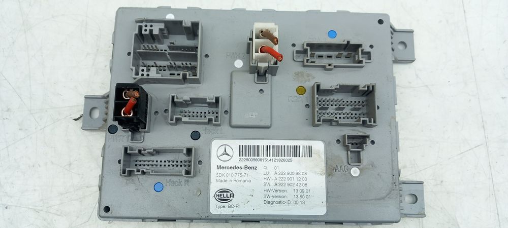 Caixa fusíveis / SAM / BSI MERCEDES-BENZ Classe S (W222, V222, X222)
