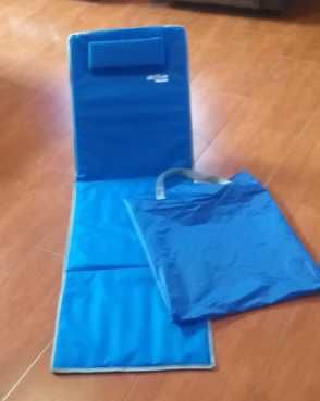 Tapete de praia com encosto regulável confortável   NOVO  ENVIO GRÁTIS