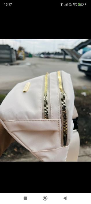 Nerka saszetka Fashion beż gold damska