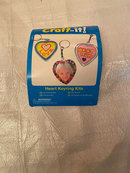 craft it Heart keyring kits HAND MADE