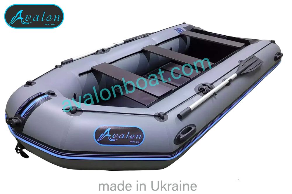 Надувний моторний човен ПВХ AVALON для риболовлі АВАВЛОН АТ 350