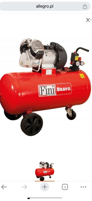 Kompresor sprężarka ,10 bar ,100l ,WYNAJEM